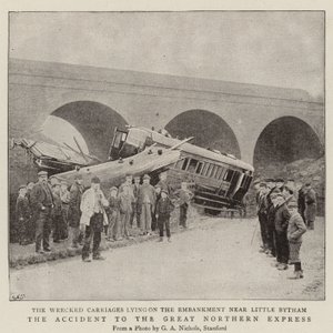 Het ongeluk met de Great Northern Express door English Photographer