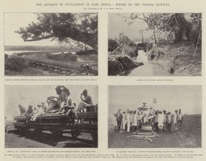 De Vooruitgang van de Beschaving in Oost-Afrika, Scènes op de Uganda Spoorweg