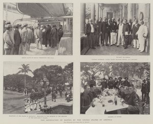 De annexatie van Hawaï door de Verenigde Staten van Amerika door English Photographer