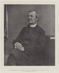 De aartsbisschop-aangewezen van Canterbury, de zeer eerwaarde Frederick Temple, DD, bisschop van Londen