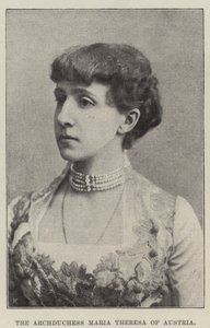 Aartshertogin Maria Theresia van Oostenrijk door English Photographer