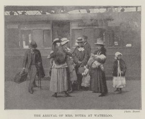 De Aankomst van Mevrouw Botha op Waterloo door English Photographer