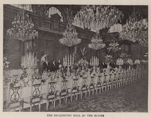 De banketzaal in het Elysee door English Photographer