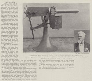 Het meest irritante wapen van de Boeren, het 37-millimeter Maxim automatisch kanon