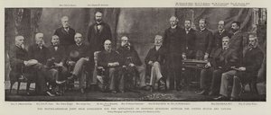 De Brits-Amerikaanse gezamenlijke hoge commissie voor de regeling van betwiste kwesties tussen de Verenigde Staten en Canada door English Photographer