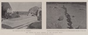 De begrafenis van Cecil Rhodes in de Matoppo-heuvels door English Photographer