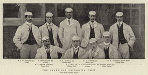 De Roeiploeg van de Universiteit van Cambridge door English Photographer