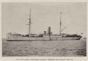 De Kaap-liner Drummond Castle, vergaan bij Ushant op 16 juni door English Photographer