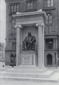 Het Cooper Institute en Monument, New York door English Photographer