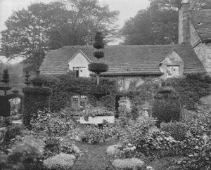 Het huisje bij Haddon Hall (zw/w foto) door English Photographer