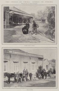 De crisis in China, scènes in Peking door English Photographer