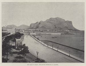 De Crisis in Sicilië, de Marine Promenade in Palermo door English Photographer