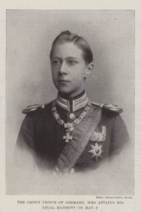 De kroonprins van Duitsland, die op 6 mei zijn wettelijke meerderjarigheid bereikt door English Photographer