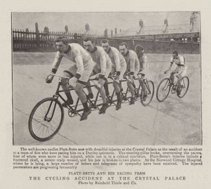 Het Fietsongeluk in het Crystal Palace door English Photographer