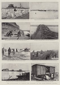 De ontwikkeling van Siberië, de bouw van de Trans-Siberische spoorweg door English Photographer