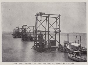 De ontwikkeling van Soedan, de Atbara overbruggen