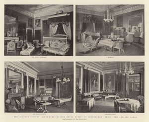 Het Diamanten Jubileum, accommodatie voor Koninklijke Gasten in Buckingham Palace, de Belgische Kamers door English Photographer