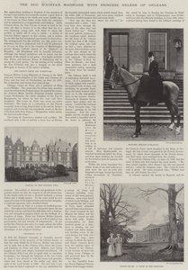 Het Huwelijk van de Hertog van Aosta met Prinses Helene van Orléans door English Photographer