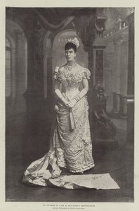 De Hertogin van York bij de Ontvangst van de Koningin door English Photographer