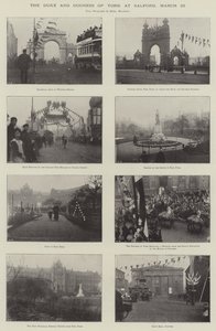De hertog en hertogin van York in Salford, 25 maart