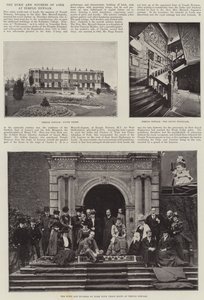 De hertog en hertogin van York in Temple Newsam door English Photographer