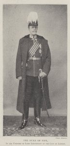 De hertog van Fife, in het uniform van Lord Lieutenant van de stad Londen door English Photographer