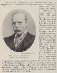 De graaf van Clarendon, nieuwe Lord Chamberlain