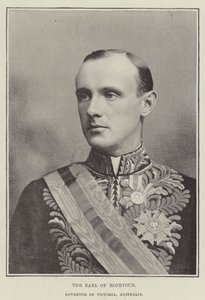 De graaf van Hopetoun, gouverneur van Victoria, Australië door English Photographer