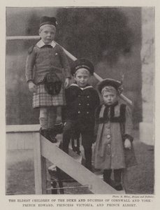 De Oudste Kinderen van de Hertog en Hertogin van Cornwall en York, Prins Edward, Prinses Victoria en Prins Albert