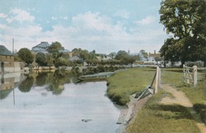 The Elms en de rivier de Theems bij Abingdon door English Photographer