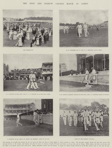 De Eton en Harrow cricketwedstrijd op Lords door English Photographer