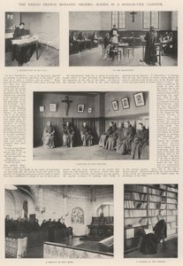 De Verbannen Franse Kloosterorden, Scènes in een Benedictijns Klooster