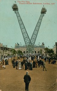 De Flip-Flap, Frans-Britse Tentoonstelling, Londen, 1908 door English Photographer