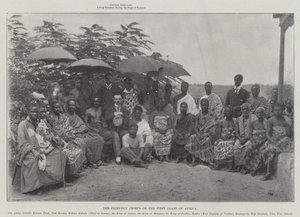 De vriendelijke hoofden van de westkust van Afrika