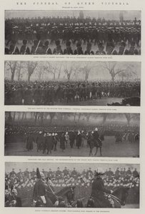 De begrafenis van koningin Victoria