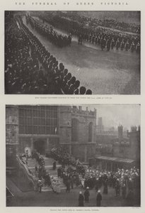 De begrafenis van koningin Victoria