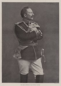 De Duitse keizer in veldmaarschalks uniform door English Photographer