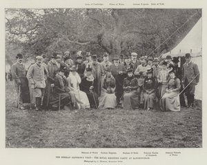 Het bezoek van de Duitse Keizer, het koninklijke jachtgezelschap in Sandringham door English Photographer
