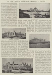 De Grote Amerikaanse Internationale Tentoonstelling in Chicago door English Photographer