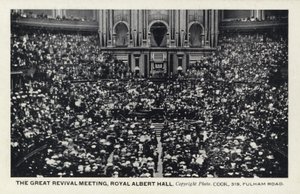 De Grote Opwekkingsbijeenkomst, Royal Albert Hall, Londen