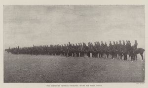 De Hampshire Imperial Yeomanry, op weg naar Zuid-Afrika door English Photographer