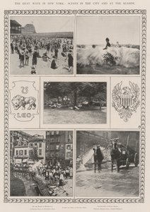 De Hittegolf in New York, Scènes in de Stad en aan de Kust