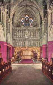 Het Hoofdaltaar, Southwark Cathedral, Londen door English Photographer