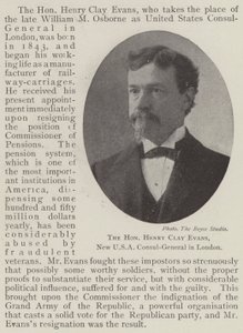 De Eerwaarde Henry Clay Evans, Nieuwe Amerikaanse Consul-Generaal in Londen door English Photographer