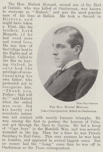 De Eerwaarde Hubert Howard, Times Correspondent, gedood in Omdurman door English Photographer