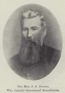 De Eerwaarde J G Fraser, die Bloemfontein formeel overgaf door English Photographer