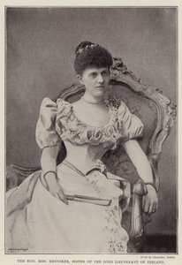 De eerbiedwaardige mevrouw Henniker, zus van de Lord Lieutenant van Ierland door English Photographer