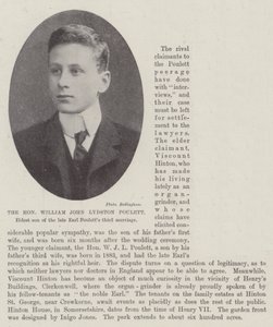 De eerwaarde William John Lydston Poulett, oudste zoon van het derde huwelijk van de overleden graaf Poulett door English Photographer