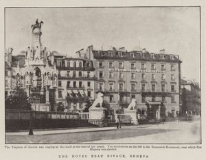 Het Hotel Beau Rivage, Genève door English Photographer