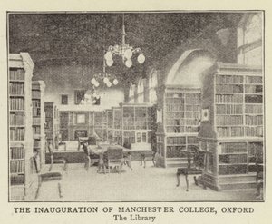 De Inhuldiging van Manchester College, Oxford